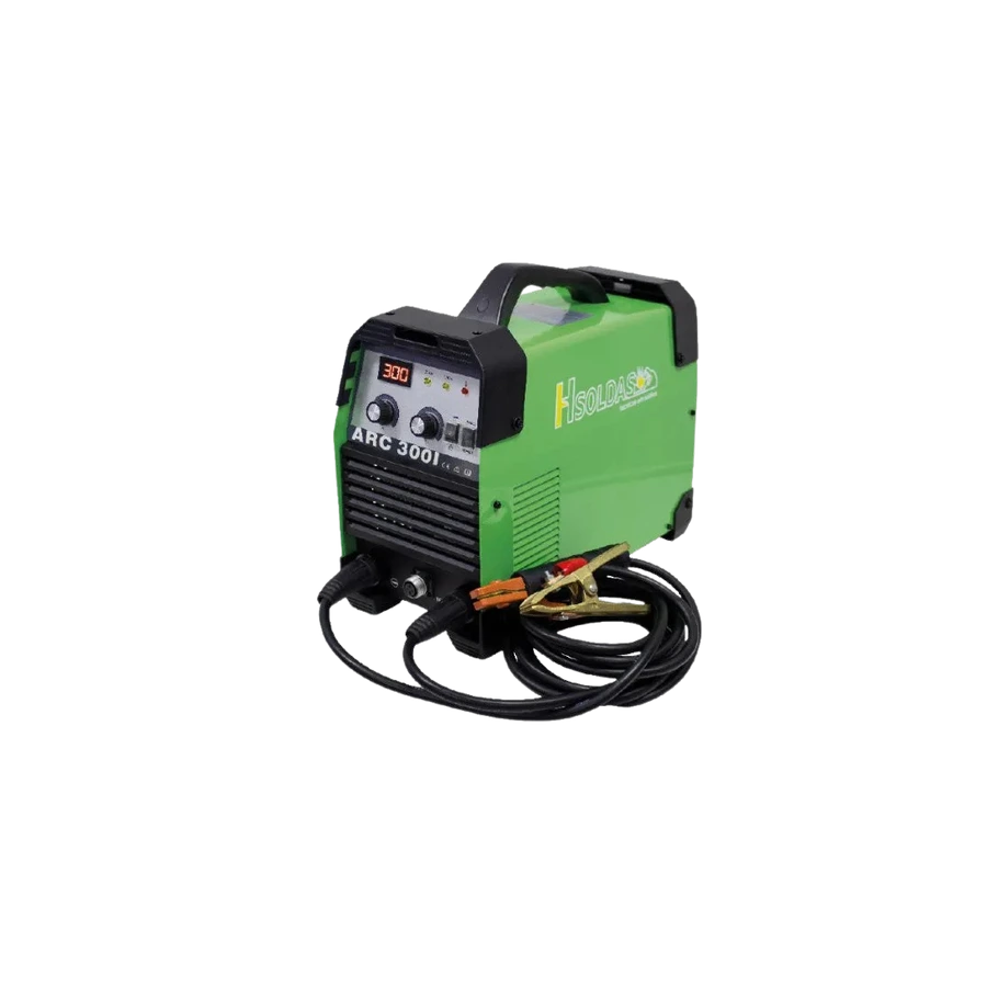 Inversora de solda ARC 300 I verde, com cabos e garra Inversora de solda ARC 300 I verde, com cabos e garra