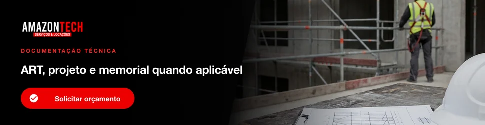 Conheça o serviço de documentação técnica de andaimes da Amazontech em Manaus